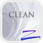 clean android application logo